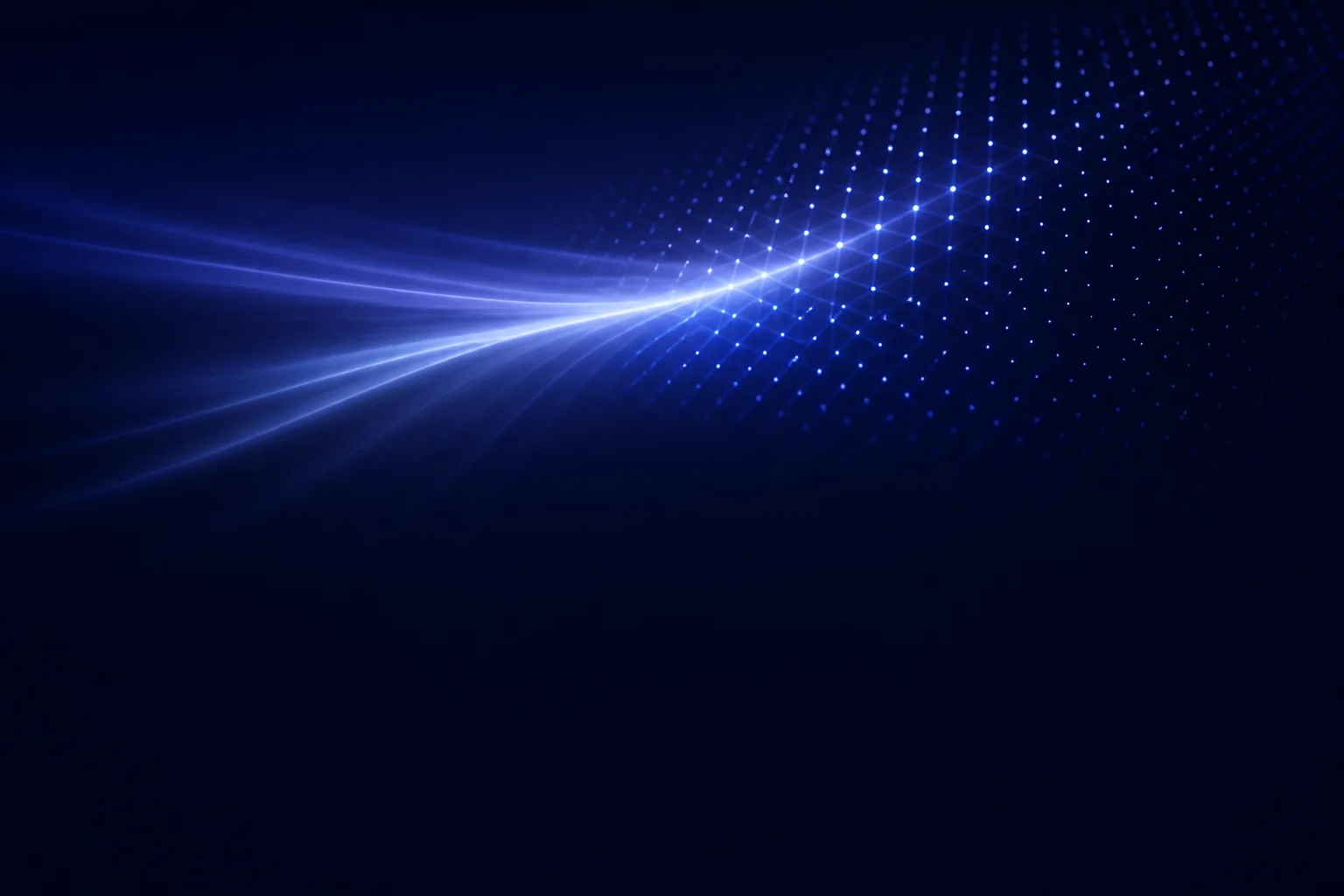 Abstract deep blue artwork of a luminous stream resolving into ordered points, for the RBI purpose code lookup